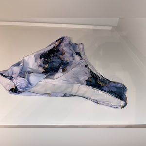 SHEIN | Marble Ruched High Waisted Swim Bottom - Size S